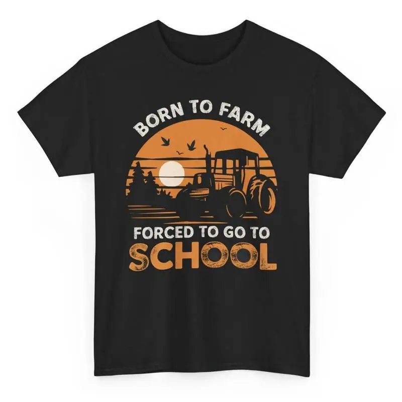 Agriculture Farming School - Maglietta divertente per agricoltori: Nato per