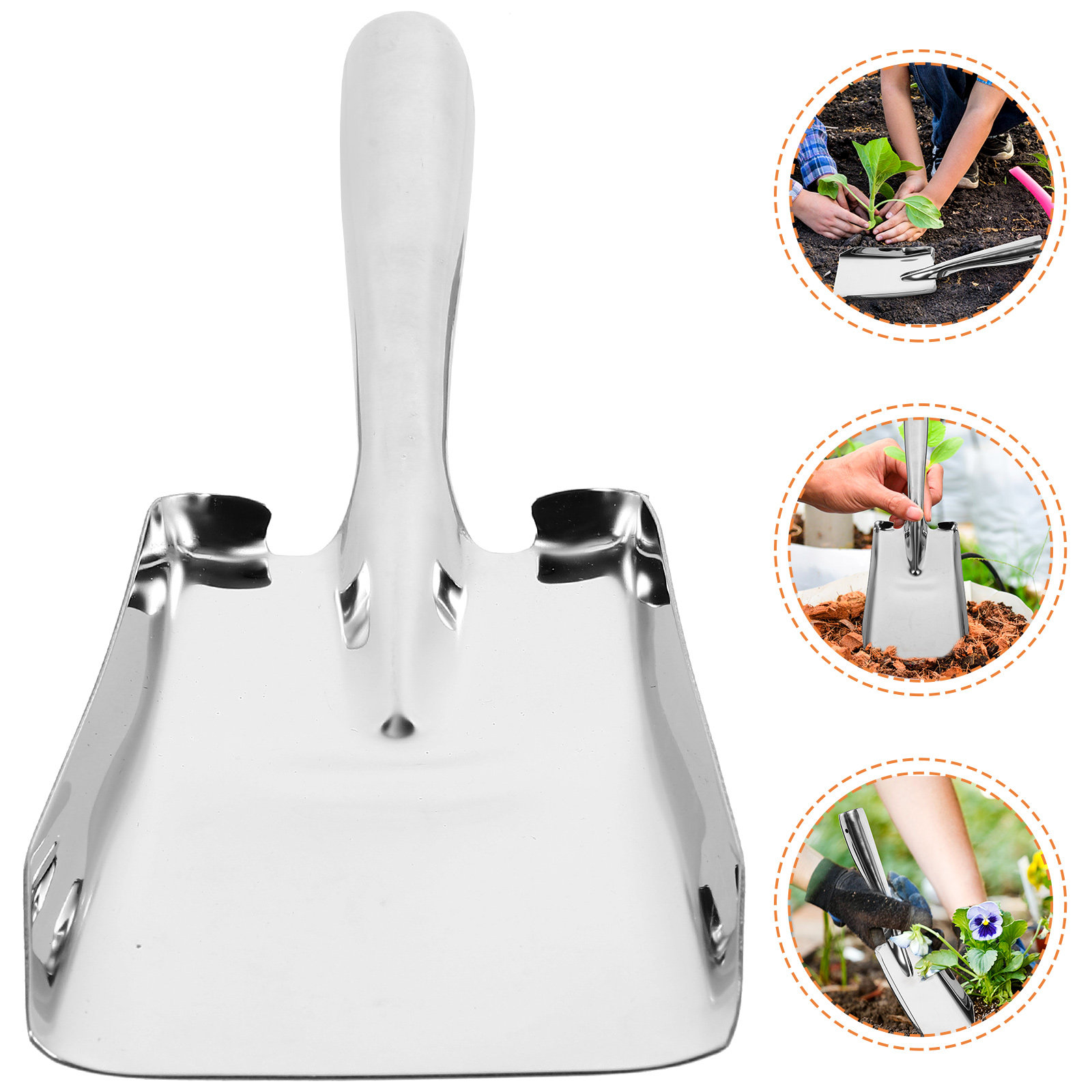 Vegetable Transplanter - Pala in Acciaio Inossidabile Rinforzata, Attrezzo