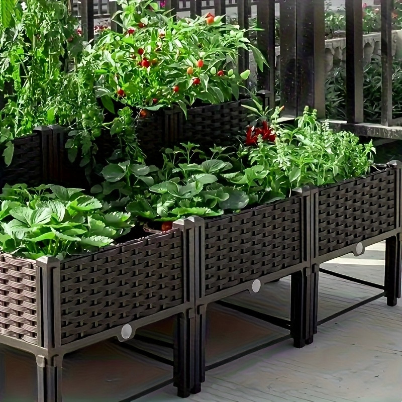 Vegetable Transplanter - Fioriera Rialzata da Giardino, Contenitore per