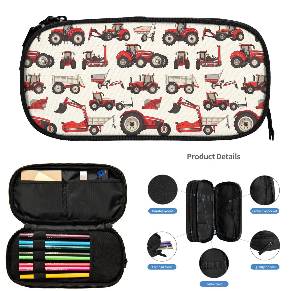 Astucci per matite a tema trat - Agriculture Farming School recensione e prezzo