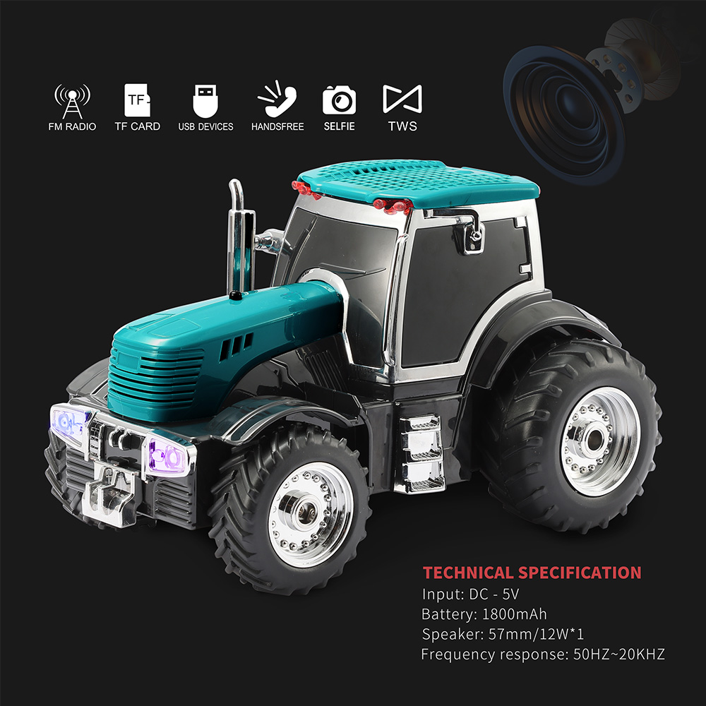 Altoparlante Bluetooth a Forma - Farming Agriculture Video recensione e prezzo